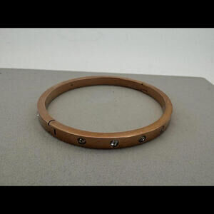 Kate Spade Rose Gold Stone Set Bangle Bracelet